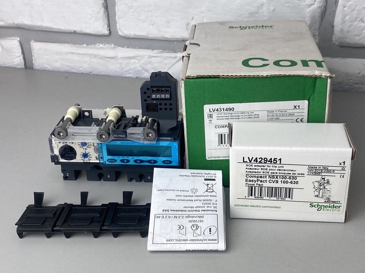 Schneider LV431490 trip unit MicroLogic 5.2 A for ComPact NSX 250