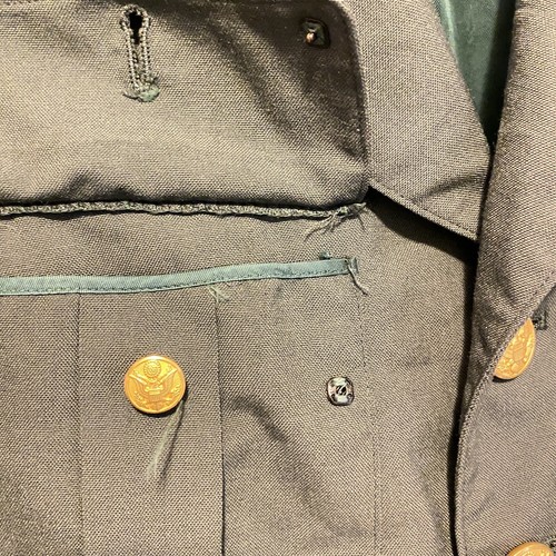 WWII US. ARMY DRESS GREEN UNIFORM COAT 1st Armored Div. WW2 Sz. 38R - Picture 12 of 18