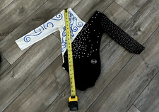 ZONE BLACK AND WHITE GYMNASTICS LEOTARD ZONE AS