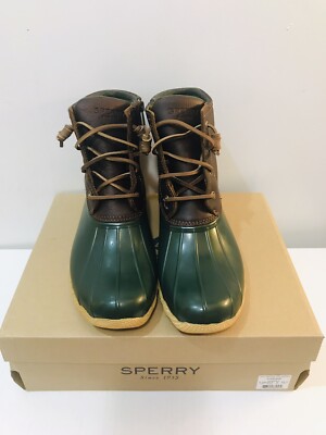 Brand new Sperry boots! Green and brown color. Sperry Women main image 2