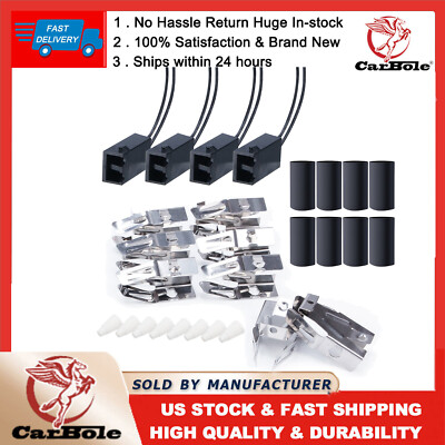 4PCS 330031 Range Burner Receptacle kit for Whirlpool Kenmore Range ...