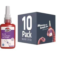 Kraken Bond Low Strength Purple Threadlocker KL 22 (1.7 oz / 50 ml) - 10 Pack
