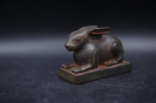 Seltene altägyptische Antike Göttin Statue Hasen ägyptisch Pharaonisch v. Chr. - Bild 5 von 8