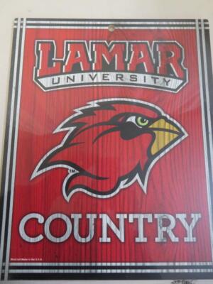 Lamar University Country Cardinals 10'' x 13'' Wooden Fan Cave Wall Sign Wincraft