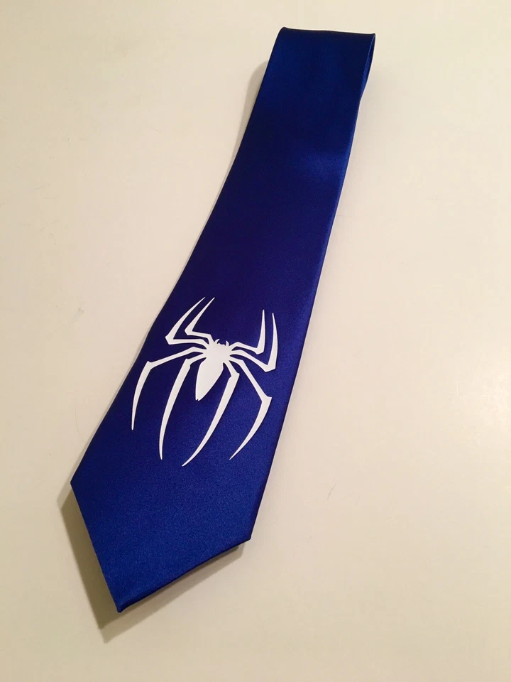 Corbata Araña, Nueva, Corbata Azul Real, Gran Calidad, Genial Regalo Foto 3 de 3