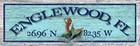 Englewood  Florida Home Decor Art Sign Printed On Real Wood ENG1-NAM2T-6