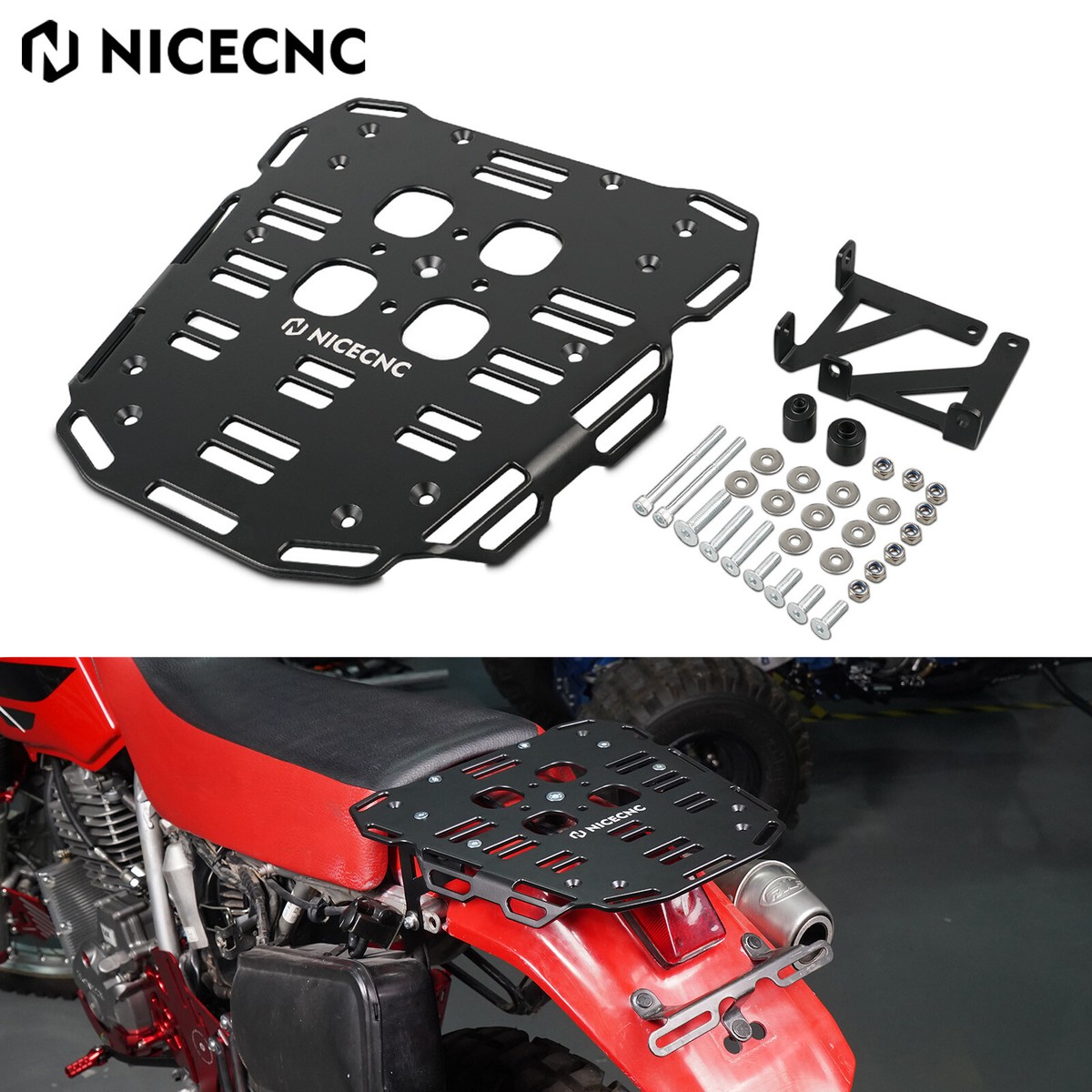 Honda Xr650l Rear Motorcycle Rack Bag Nomadic Racks XR250/650L Rear ...