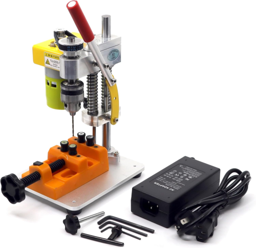 Mini Drill Press Precision Benchtop, Portable Table Driller, CNC 795 Motor, B10  - Picture 1 of 9