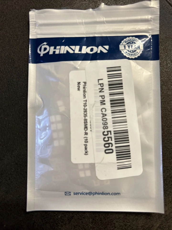 PHINLION Super Bright 2835 8-SMD Wedge W5W T10 158 168 194 2825 Blue LED Bulbs - Image 2 of 2