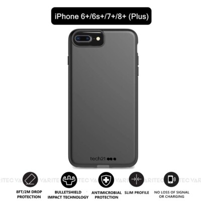 Tech21 robuste Silikon Handyhülle Backcover für Apple iPhone 6+ 6S+ 7+ 8+ Plus