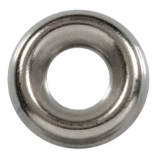 100 Qty #10 Stainless Steel Countersunk Finish Washers | 304 SS Finishing Cup (B