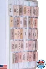 DiverseBee Spanish Bible Tabs (Large Print, Easy to Read), Bible Journaling B