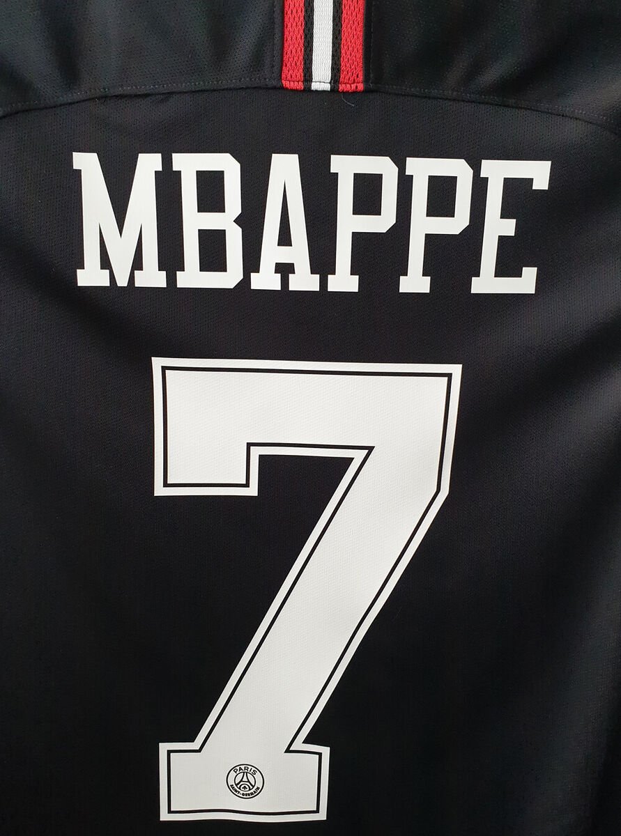 2018-19 PSG Paris-Saint-German CL Home S/S No.7 Mbappe UEFA 18-19 Jersey  shirt