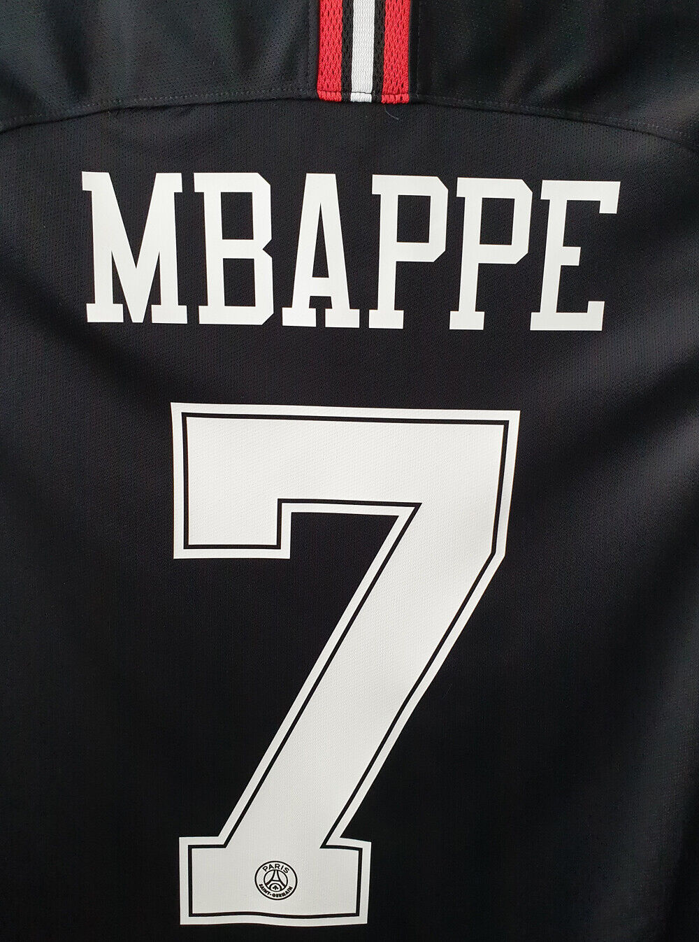 2018-19 PSG Paris-Saint-German CL Home S/S No.7 Mbappe UEFA 18-19