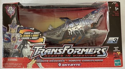Transformers Robots in Disguise - SKY-BYTE Shark - Hasbro 2001 76930805862 | eBay