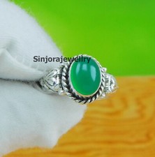 Green Onyx Gemstone 925 sterling silver handmade Gift Ring US size 5 to 10
