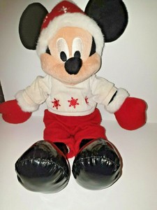 mickey mouse christmas teddy