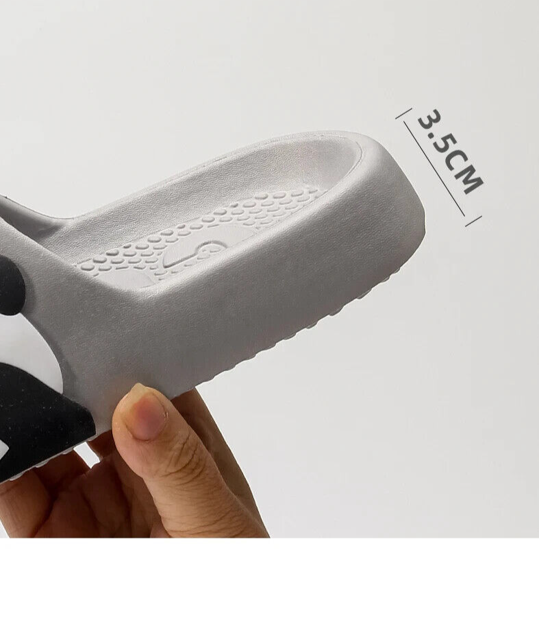 PANTOFOLA D’ORO Carine pantofole da donna stampa Panda pantofole da bagno antiscivolo leggere cuscino