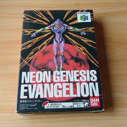 Logiciel de jeu Neon Genesis Evangelion N64 Nintendo 64 Bandai en boîte d'occasion - Photo 1/9