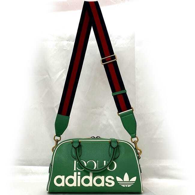Gucci Adidas 2way bag mini duffel bag f-21830 Green 727558 Gucci Adidas 2way bag mini duffel bag f-21830 Green 727558