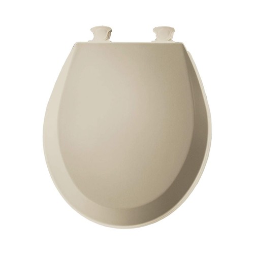 Easy•Clean Hinge Bemis Round Enameled Wood Toilet Seat in Bone eBay