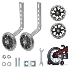 Kids Bicycle Bike Universal Training Wheels LED Stabilisers for 12-20" Inch UK