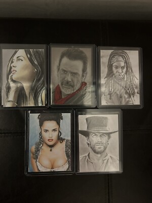 Original Sketch Cards By WU WEI