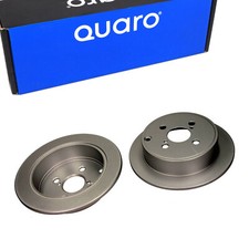 2x QUARO BREMSSCHEIBE Hinten für TOYOTA COROLLA E12 KOMBI STUFENHECK