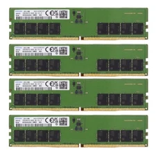 128GB (4X32GB) DDR5 Samsung 5600MHz PC5-44800 UDIMM Memory Ram -M323R4GA3DB0-CWM