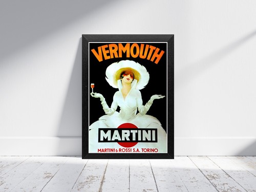 Vermouth Martini Vintage Retro Pub Bar Poster A5 A4 A3 Picture Print/Framed #092 - Picture 11 of 17
