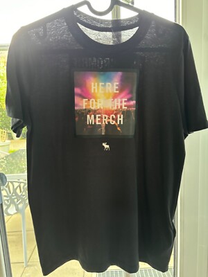 Abercrombie Kids, T-Shirt, Aufnäher, schwarz-bunt, Gr. 15/16
