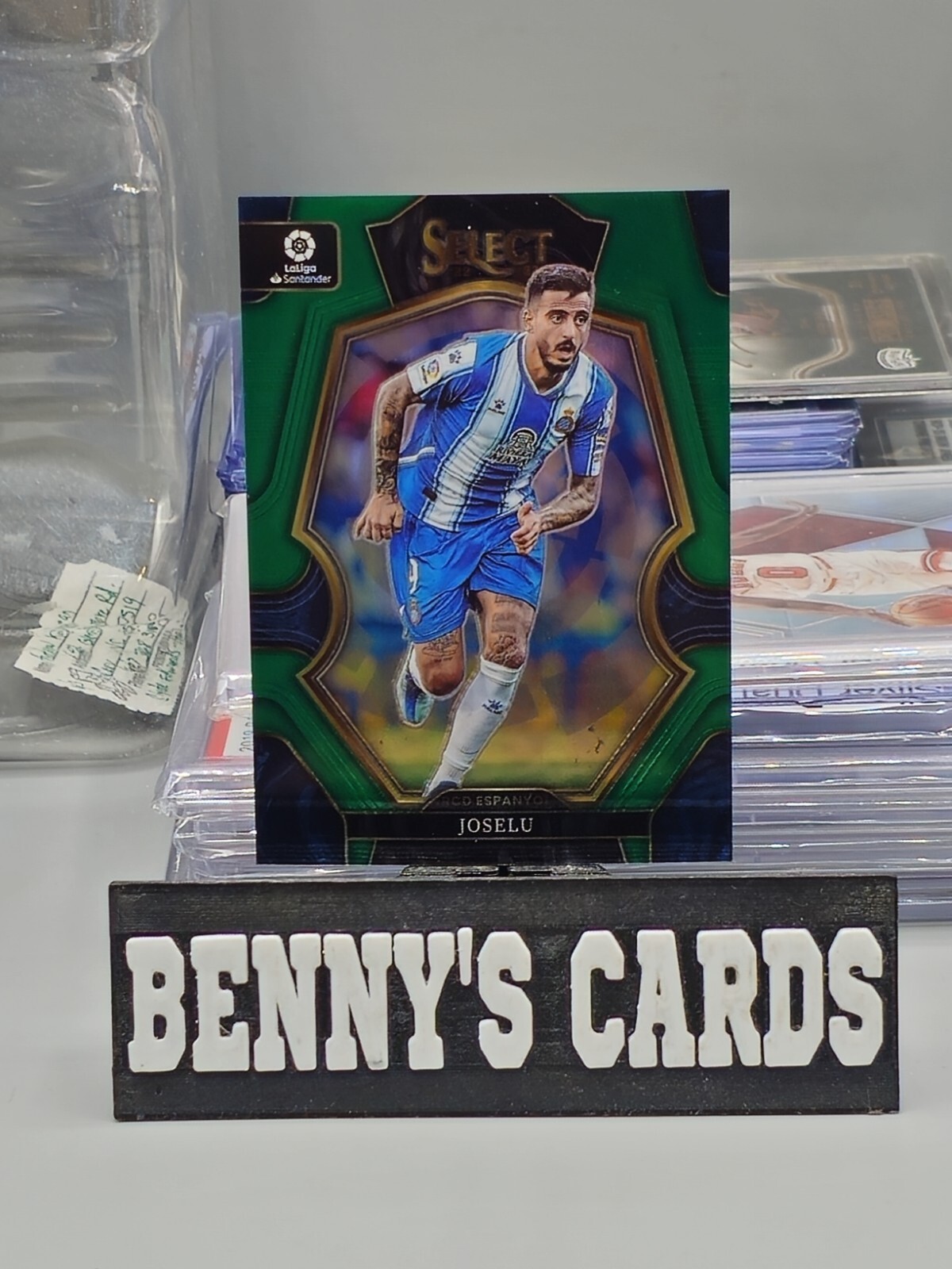2022-23 Panini Select La Liga Soccer Espanyol Mezzanine Green Prizm 2/5 ...