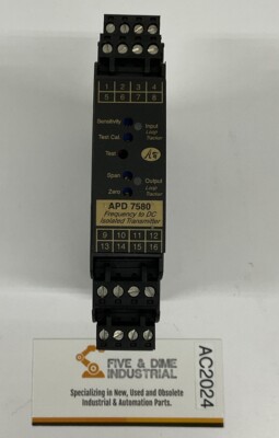 Absolute Process APD-7580-D Frequency to DC Isolated Transmitter 
