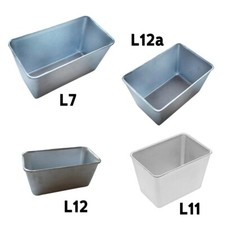 SET OF 4 ALUMINUM BREAD FORMS FOR BAKING BREA...