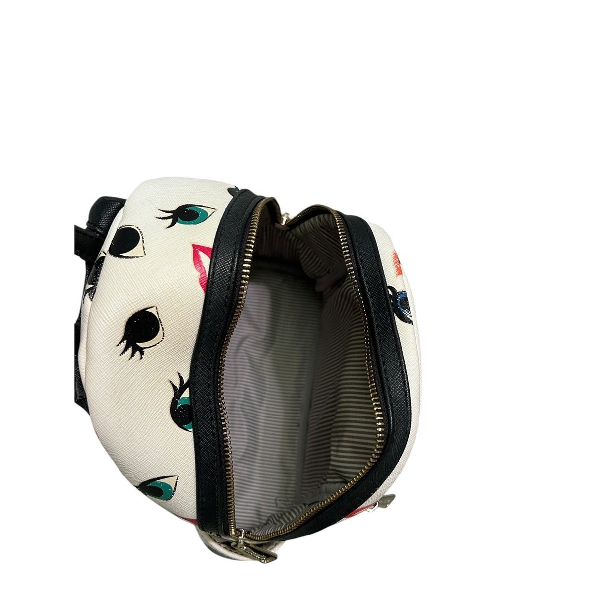 Loungefly X Disney Princess Eyes & Lips Backpack Loungefly X Disney Princess Eyes & Lips Backpack Green Blue  main image 2