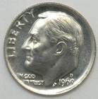 1969-D Roosevelt Dime Uncirculated from original roll Free Shipping