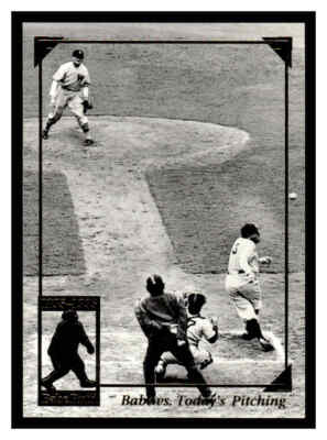 1995 Megacards Babe Ruth #22 Babe vs. Today's Pitching | eBay