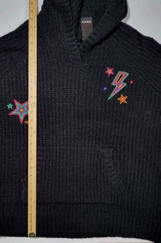 Torrid -Raglan Hoodie Sweater Womens 3XL Embroidered New Afghan MSRP $79.50 - Picture 8 of 12