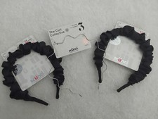 Lot Of 3 Scunci Headbands 2x Trend Alert Black  1 Metal Curl Control Headband 
