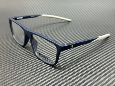 FERRARI FZ8001U 509 Blue Matte Men's 56 mm Eyeglasses