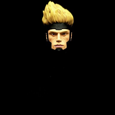 Marvel Legends Custom Havok Head Cast PAINTED.