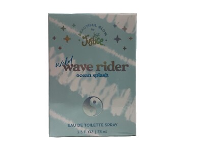 Beautiful Glow by Justice EDT Perfume Spray Wild Wave Rider Ocean Splash 2.5 Oz.