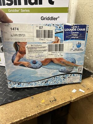 Aqua Leisure Waterlife in Lounge/Chair Drifter *OPEN BOX* 889834160124| 