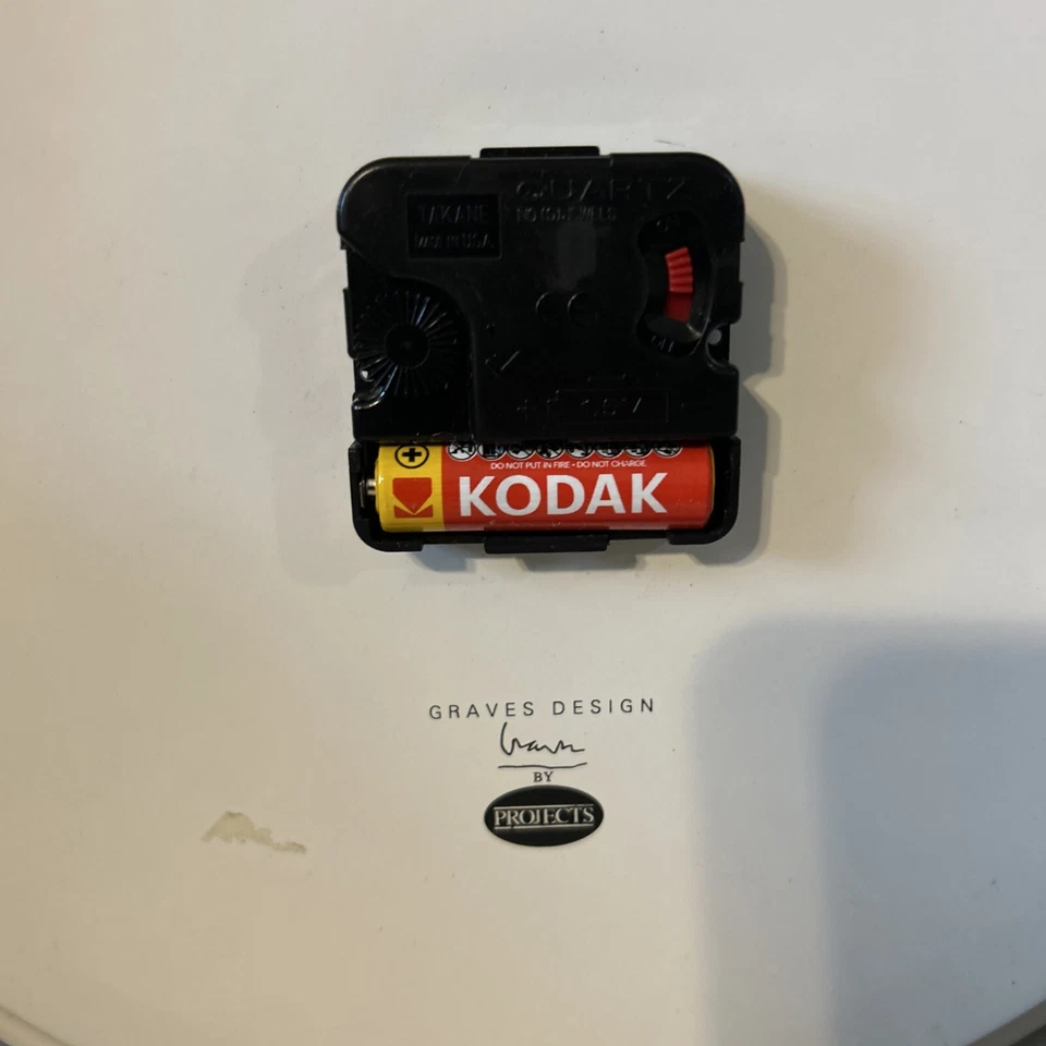 Vintage Michael Graves Design 13.1 Inch Wall Clock Black Rare - Image 4 of 4