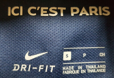 2017-18 PSG Paris-Saint-German Third S/S No.10 NEYMAR League 1 17-18 Jersey