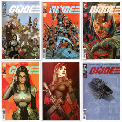 GI Joe #1 MAIN Cover A D E F Sozomaika G Frison & J 1:50 INCENTIVE Set LOT 2024