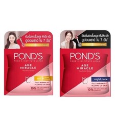1 Set PONDS Age Miracle Deep Action Day  Night Cream Nourish Reduce Wrinkles