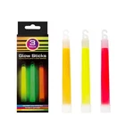 3pc Glow Hanging Sticks Mixed Colour Flexible Sticks For Parties & Festivals UK