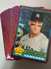 2025 Topps Heritage Chrome Burgundy Sparkle Pick Your Player SP FREE SHIPPING