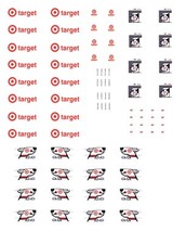 N Scale Truck / Trailer Decals.   Target 